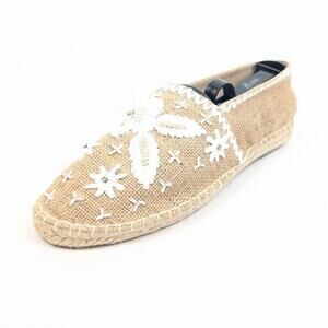 Antik Batik Tori Natural Slip On Espadrille Shoes Size EU 38